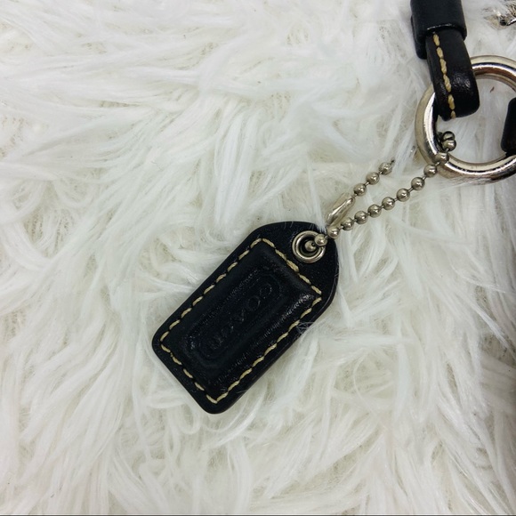 COACH brown suede leather small clutch wrist wallet - Picture 14 of 14